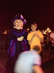 Frollo and I at Mickey's Not-So-Scary Halloween Party in 2012